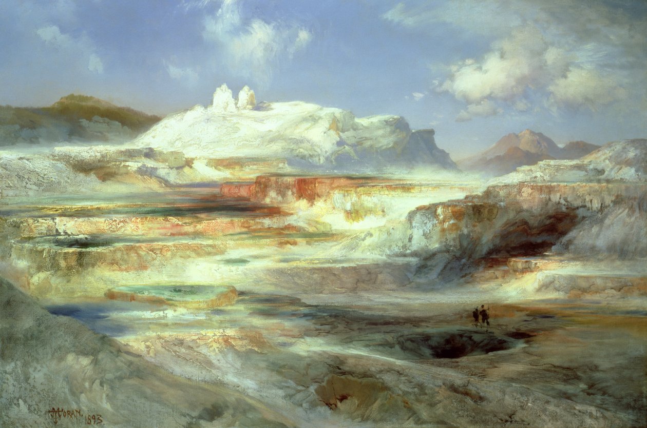 Jupiterova terasa, Yellowstone od Thomas Moran