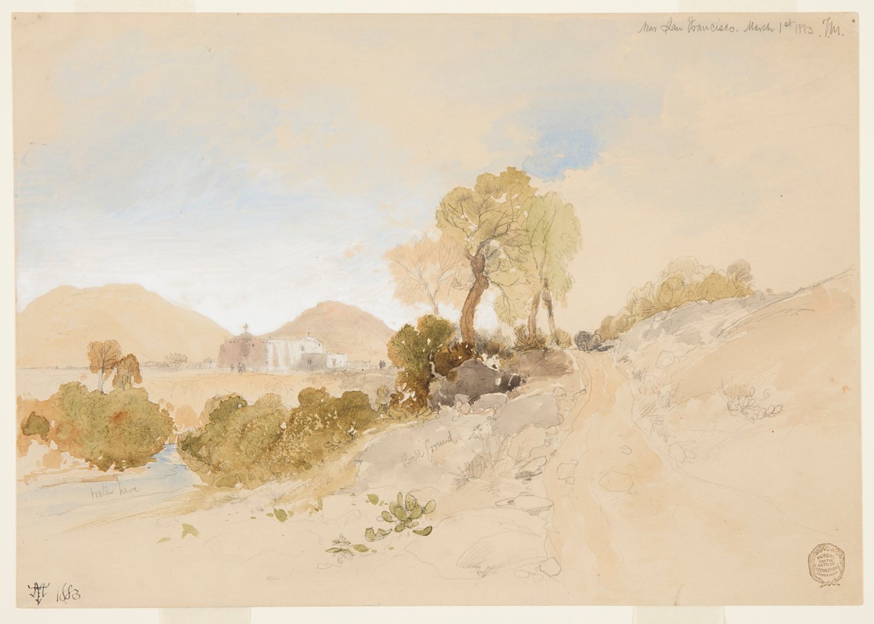Nedaleko San Francisca, Mexiko od Thomas Moran