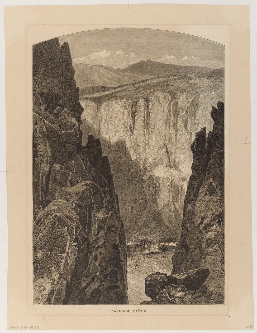 Kaňon Palisade od Thomas Moran