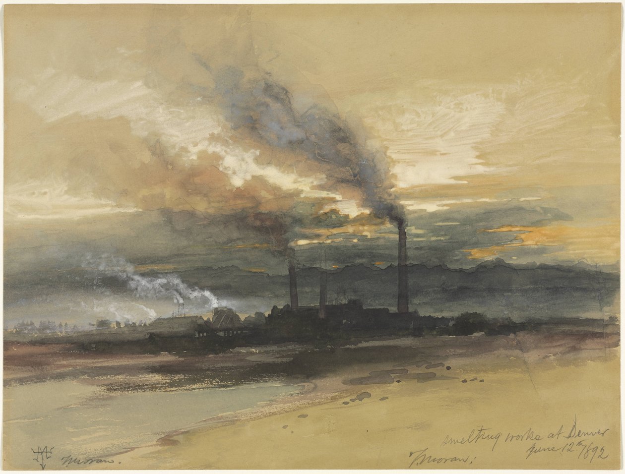  Tavírny v Denveru od Thomas Moran