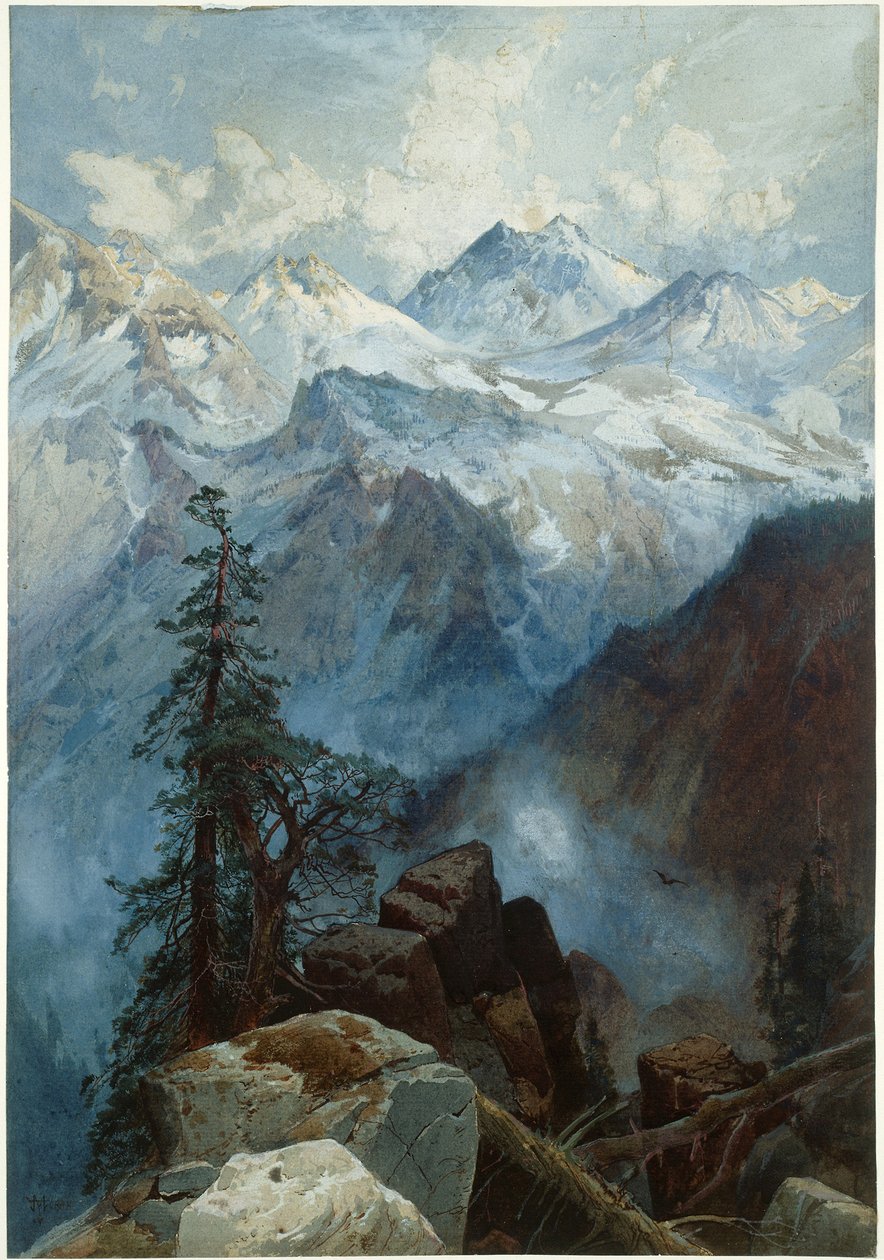 Summit Sierras od Thomas Moran