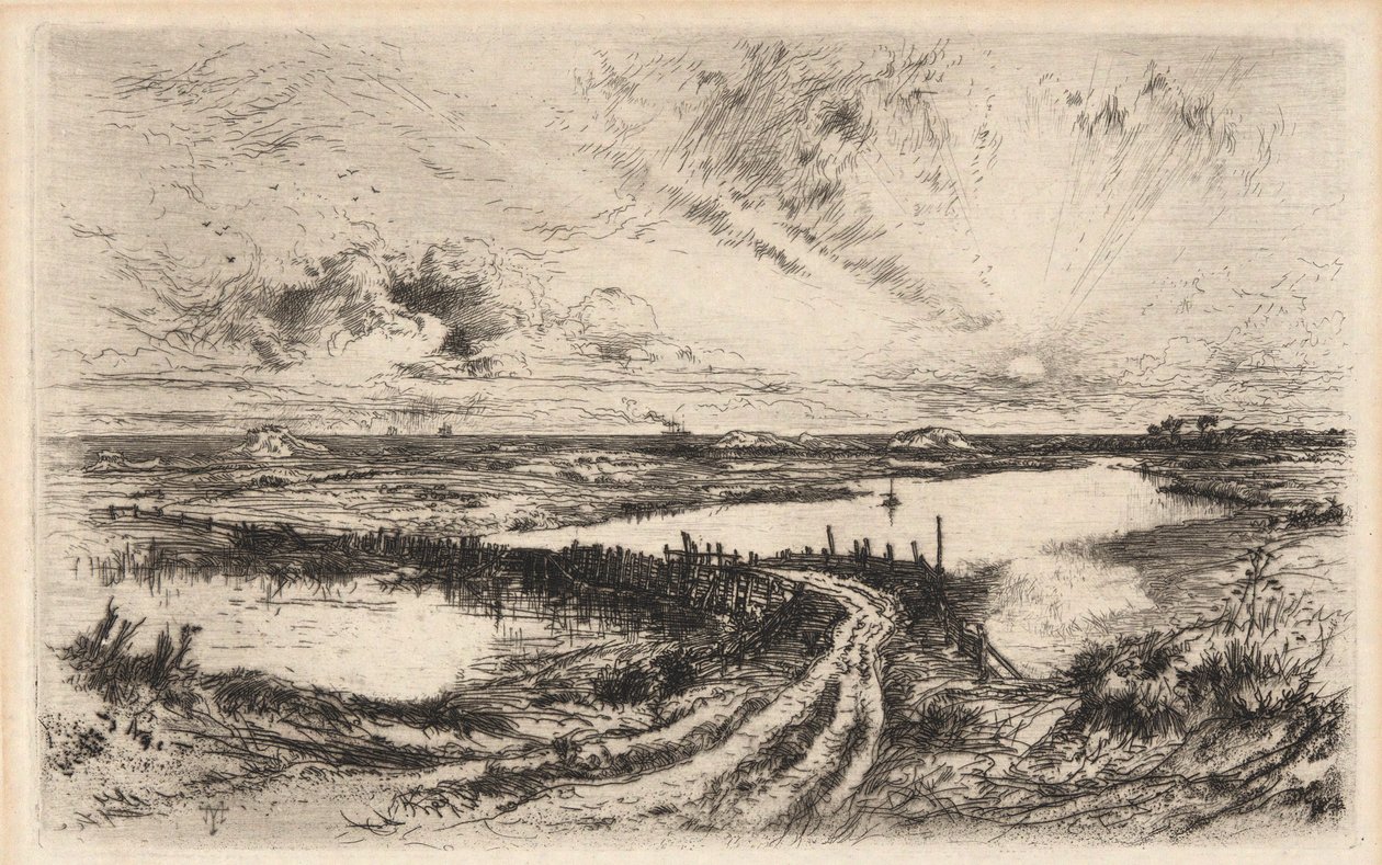 východ slunce od Thomas Moran
