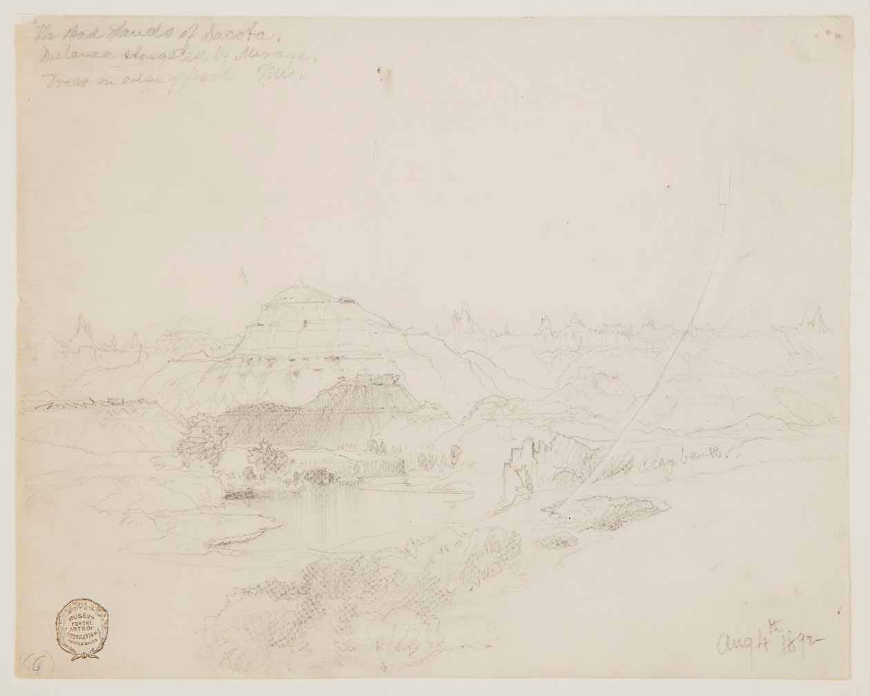 The Bad Lands of Dakota od Thomas Moran