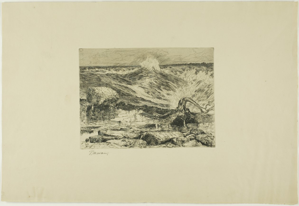 Peřeje nad Niagarou od Thomas Moran