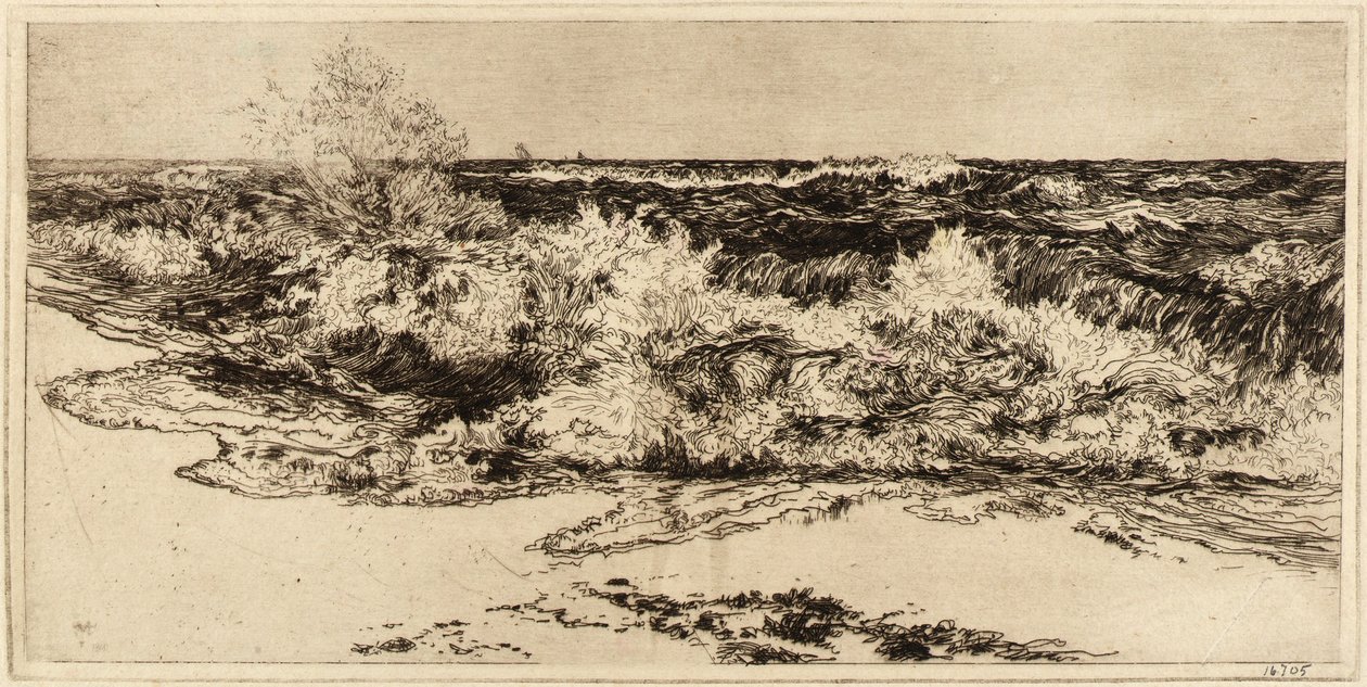Zvučící moře od Thomas Moran