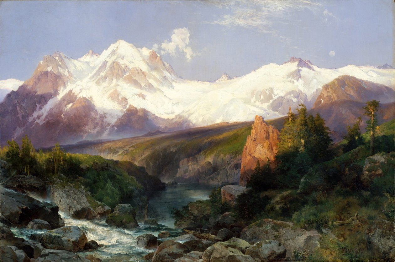 Pohoří Teton, 1897 od Thomas Moran