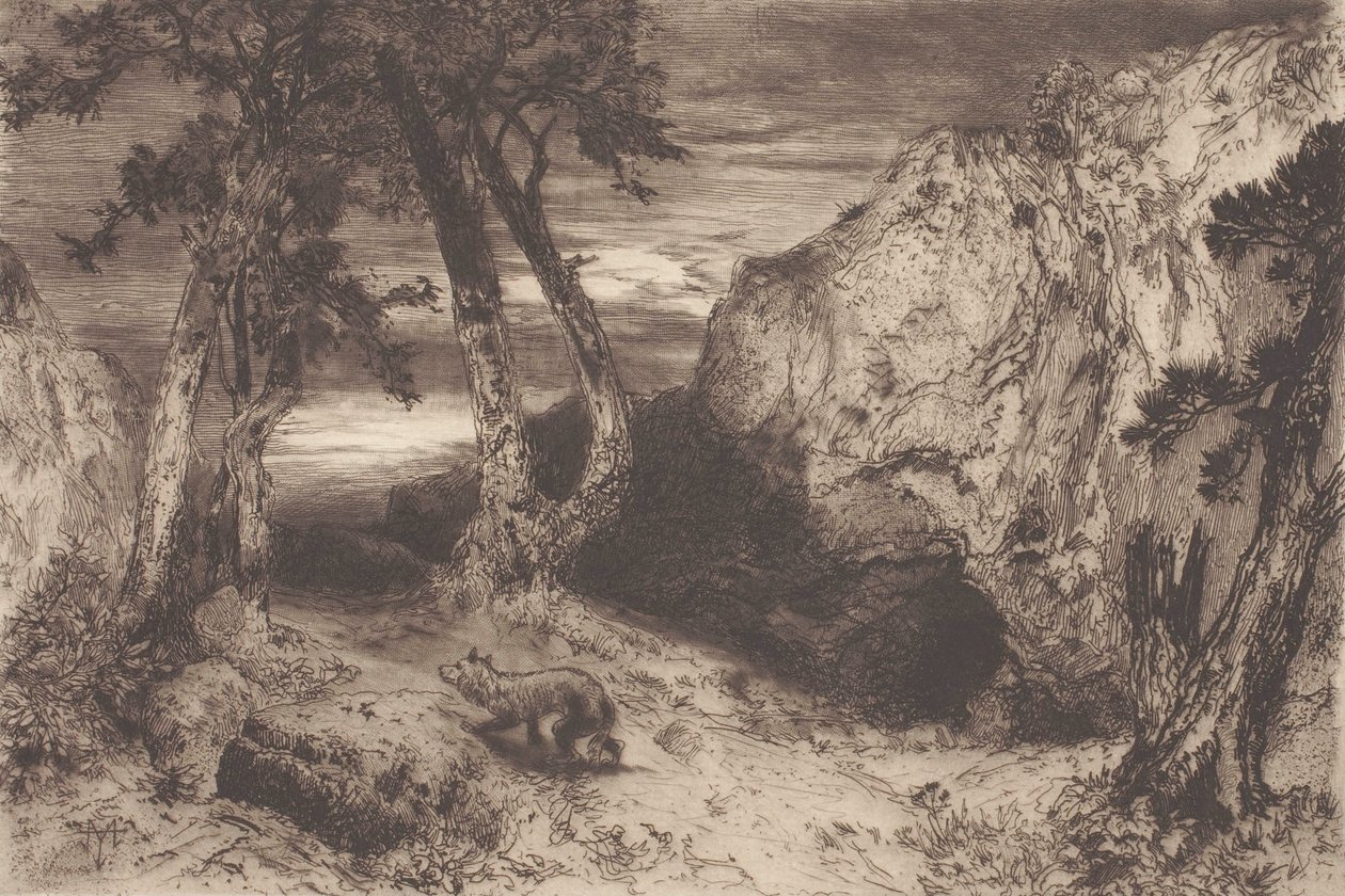 Soumrak v Arizoně od Thomas Moran