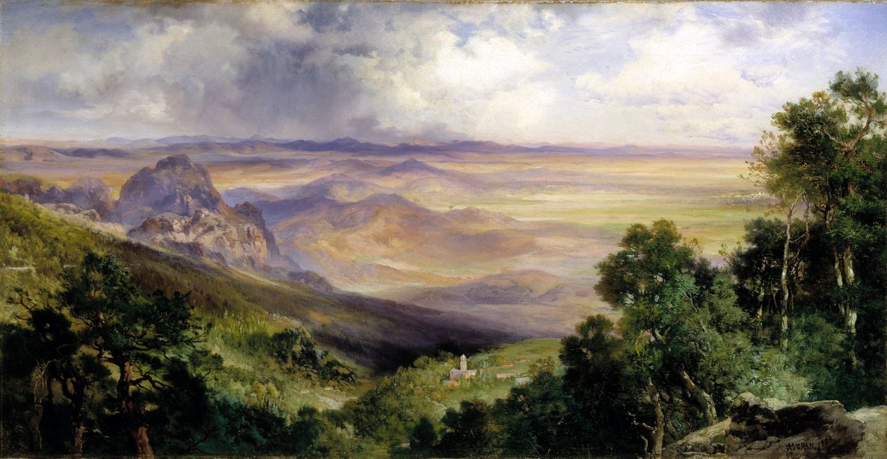 Údolí Cuernavaca od Thomas Moran