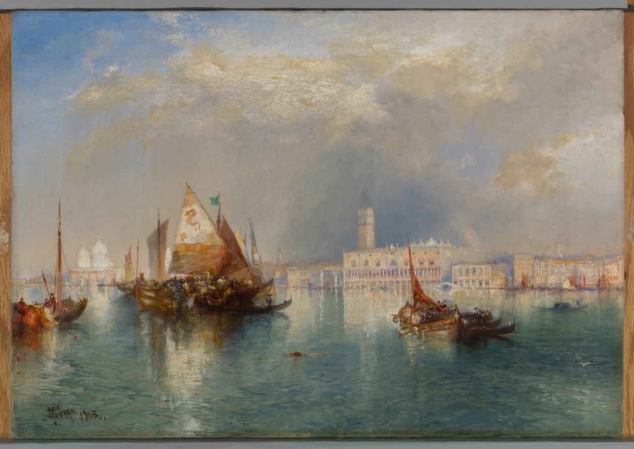 Benátky od Thomas Moran