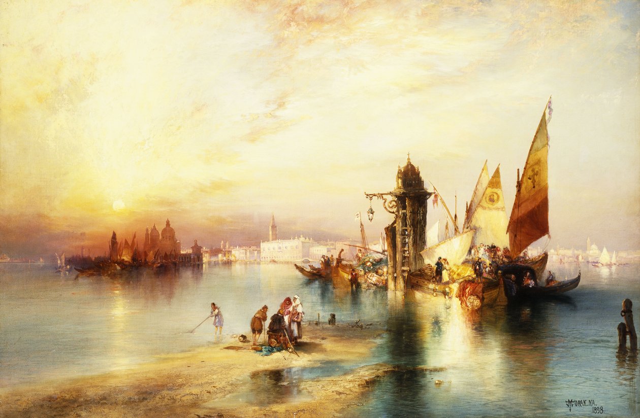 Benátky, od Thomas Moran