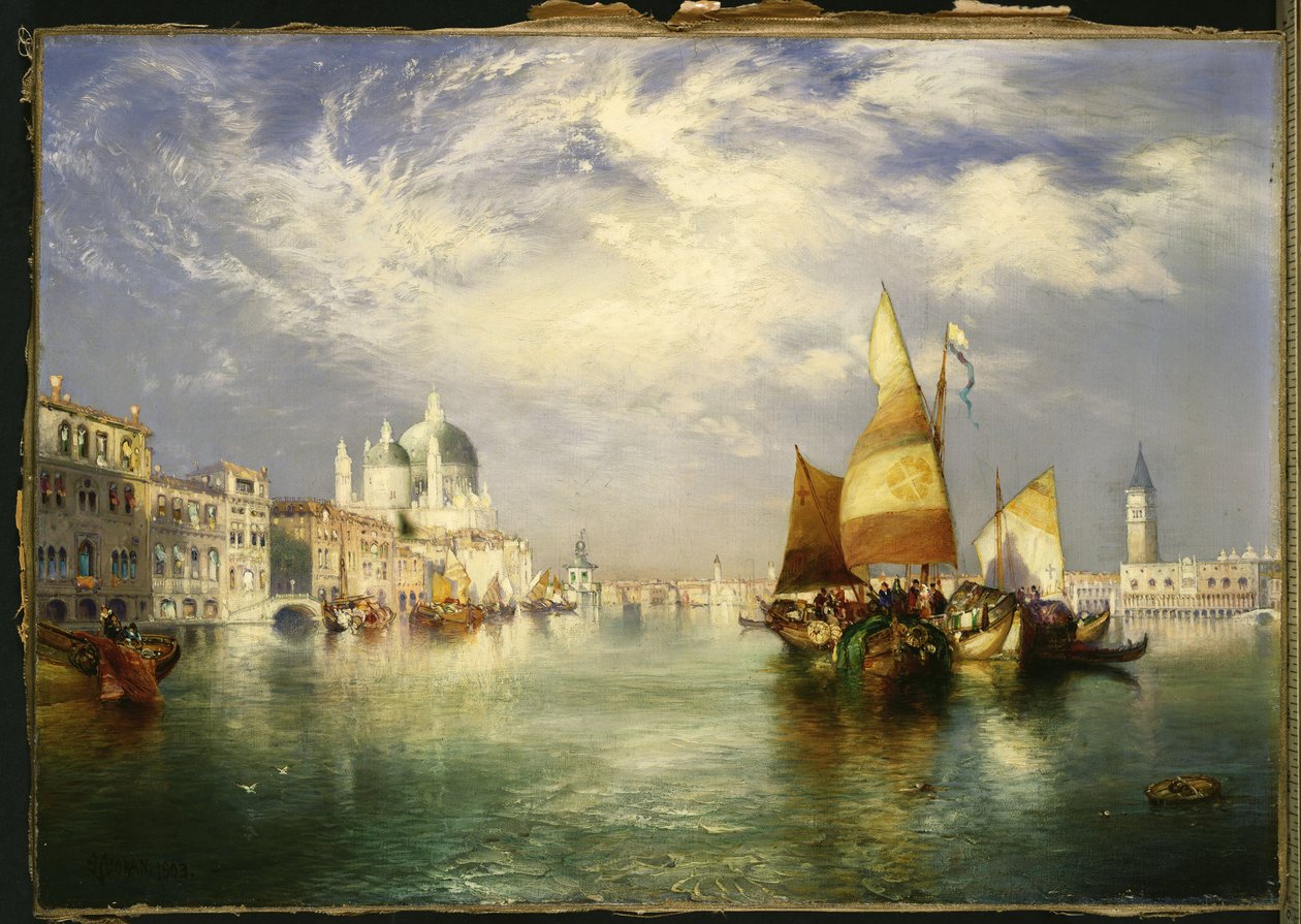 Benátky od Thomas Moran
