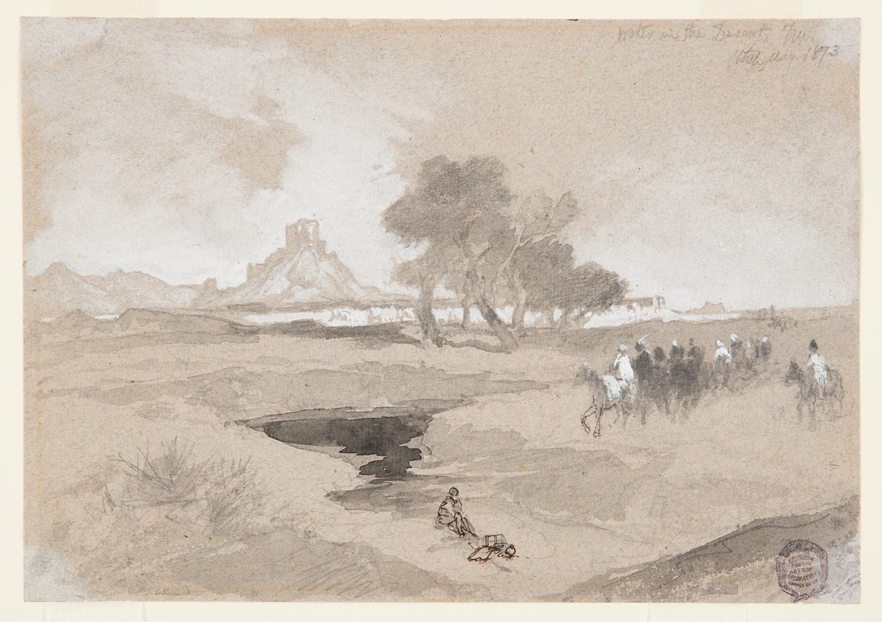 Napajedlo v poušti, Utah od Thomas Moran