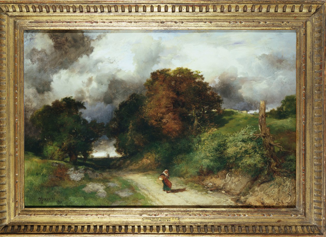 Windy Hilltop, Amagansett, Long Island, 1901 od Thomas Moran