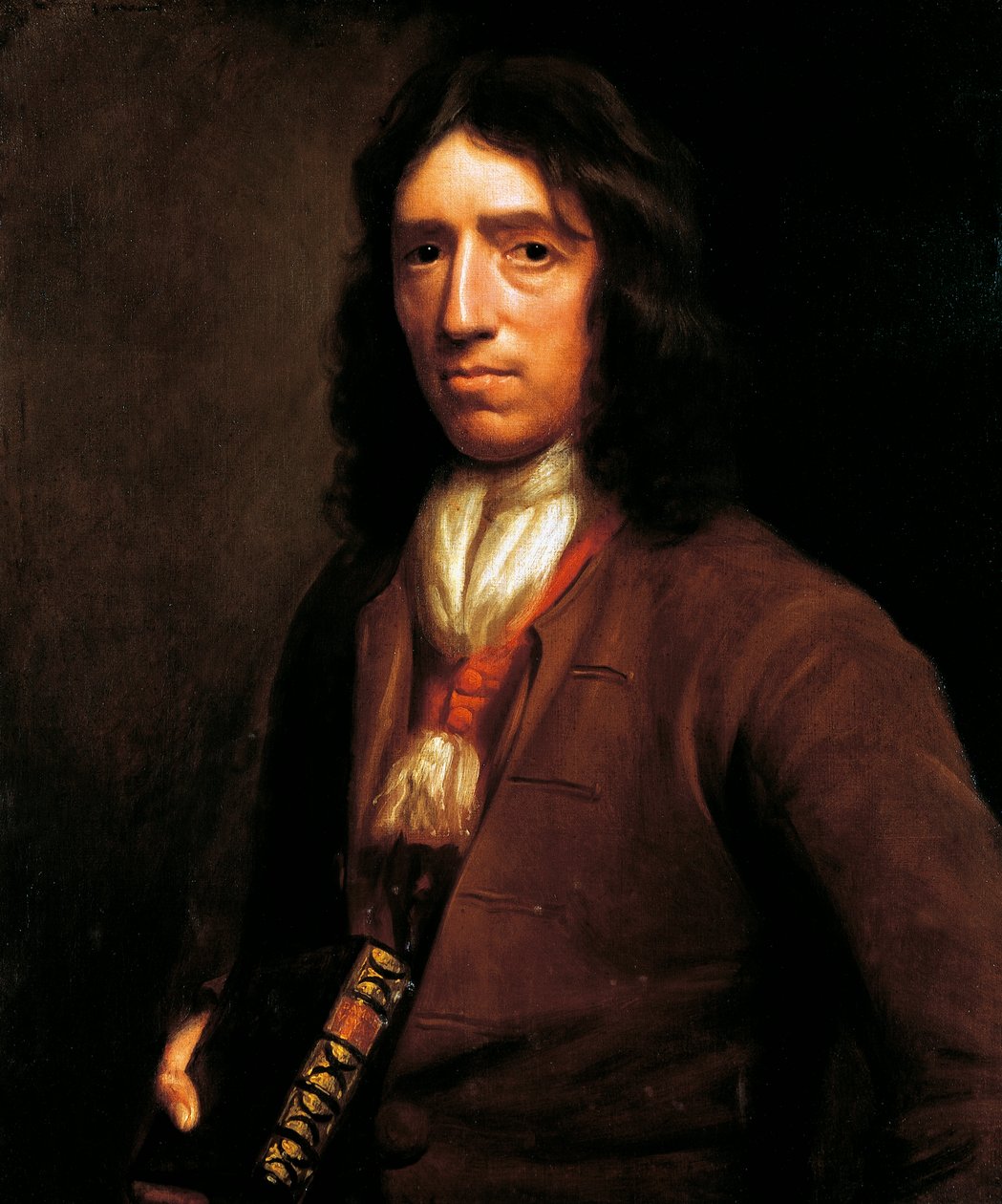 Portrét Williama Dampiera (1651-1715) britský obeplavec, hydrograf, námořní obchodník, pirát a bukanýr, Thomas Murray, malba, c. 1698 od Thomas Murray