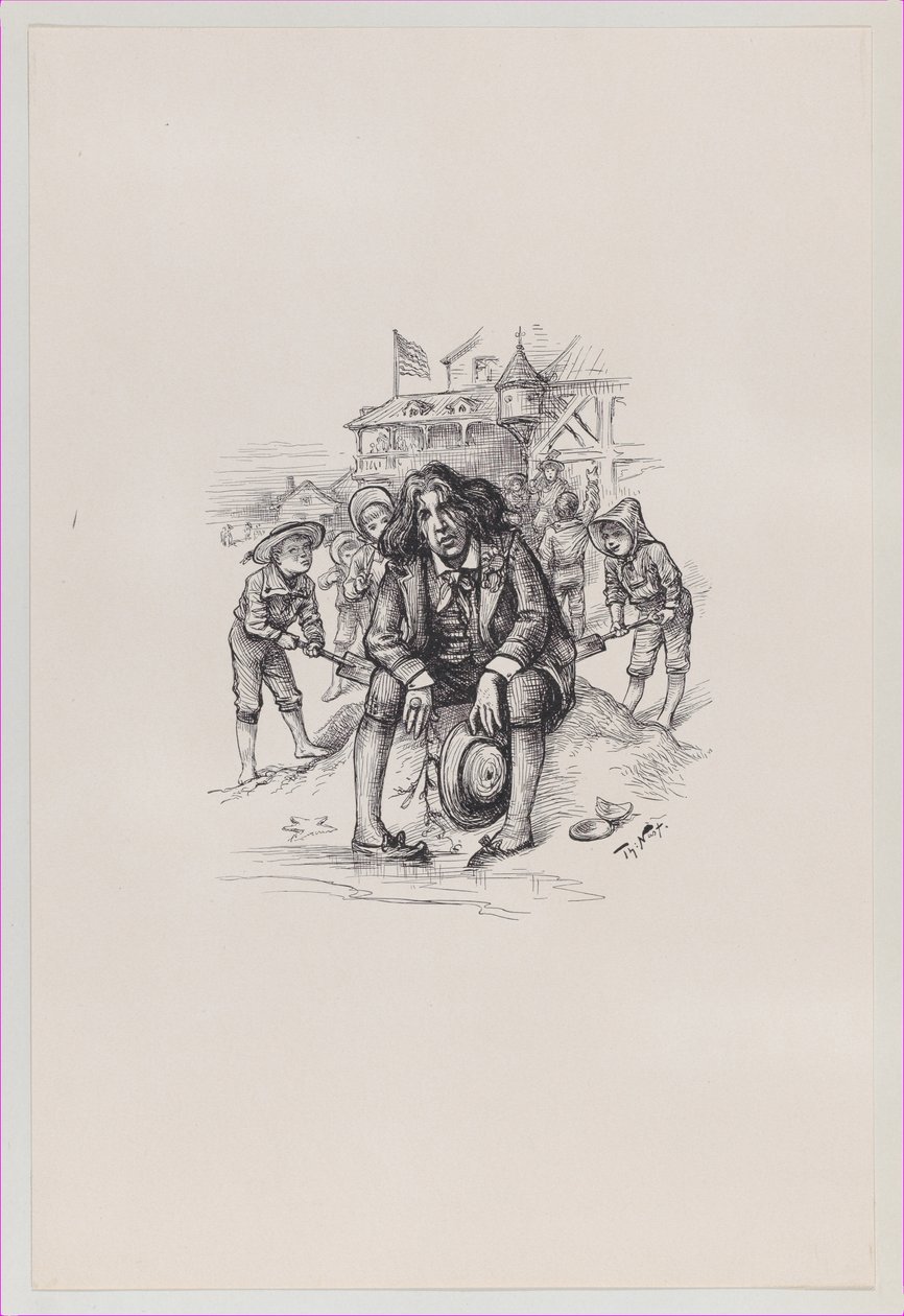 Oscar na mořském pobřeží, 26. srpna 1882, 26. srpna 1882. od Thomas Nast