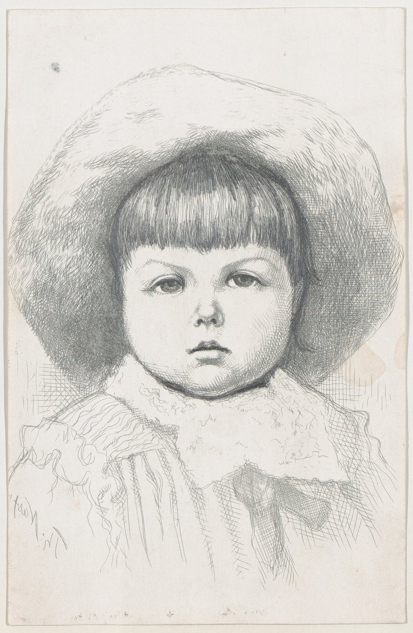 Portrét dítěte Cyril Nast, po 1879., po 1879. od Thomas Nast