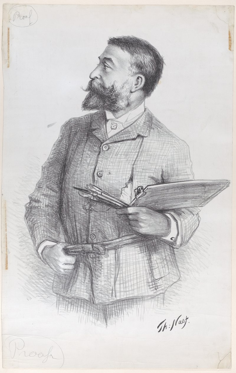 Portrét umělce od Thomas Nast