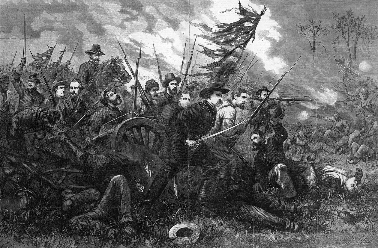 Tažení ve Virginii - "Na Richmond", z časopisu Harper
