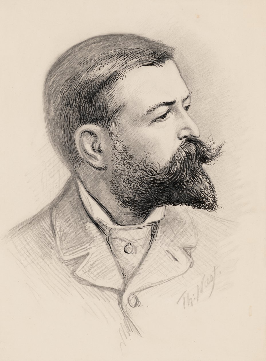 Autoportrét Thomase Nasta od Thomas Nast