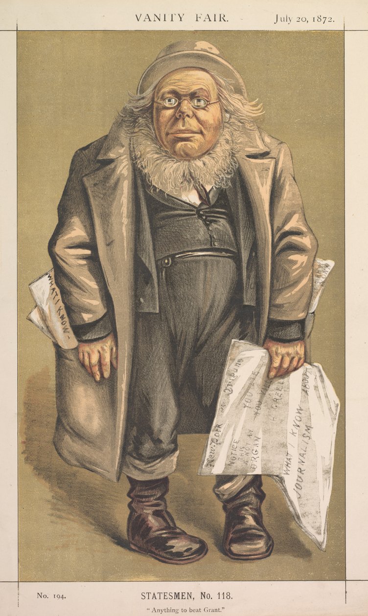 Vanity Fair: Statesman, č. 118 „Všechno, co porazí Granta“ od Thomas Nast