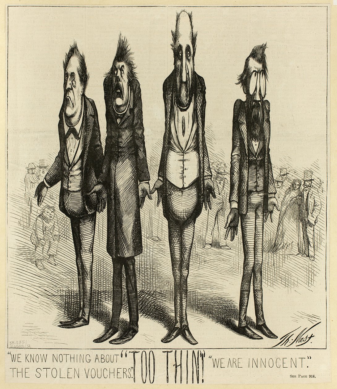 O ukradených poukázkách nic nevíme od Thomas Nast