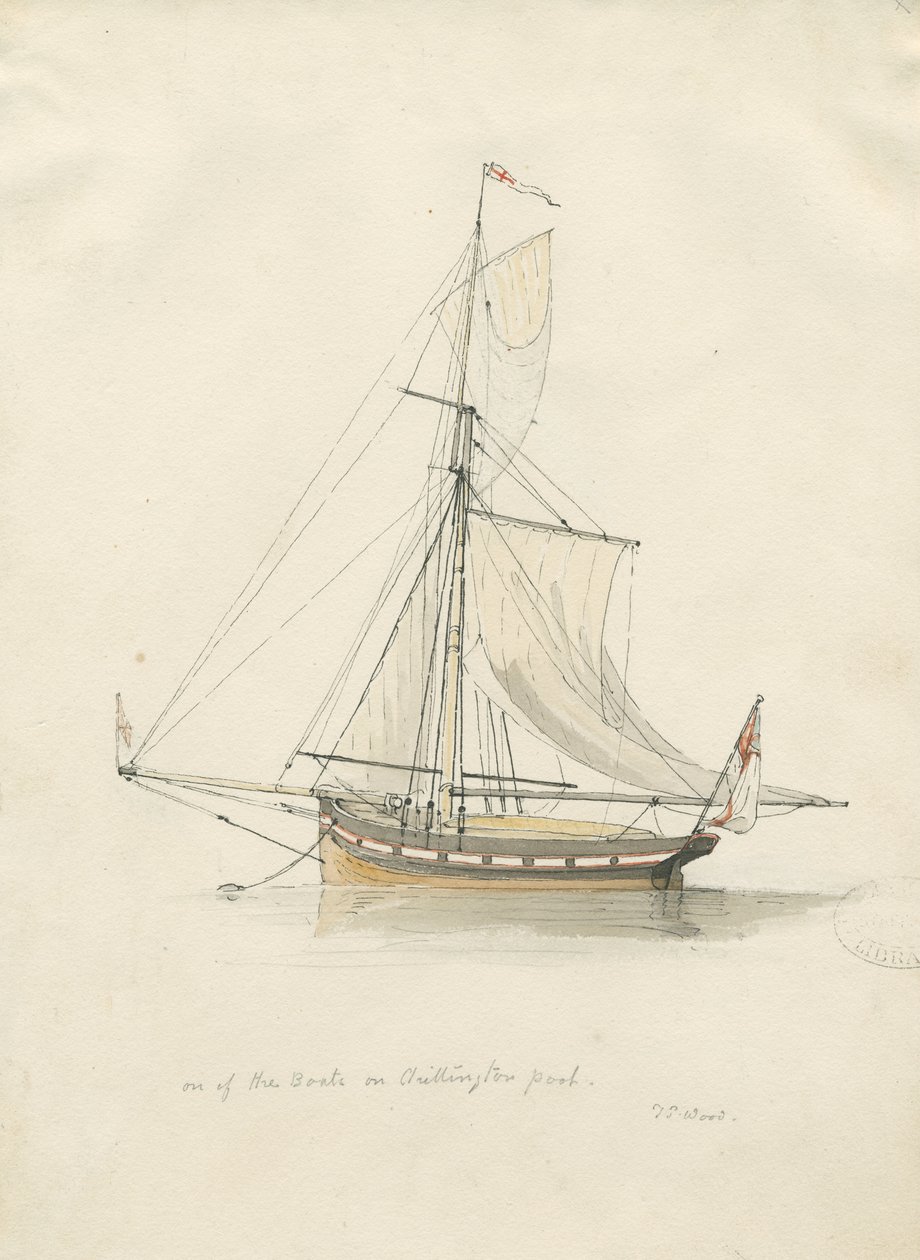 Chillington Park - Pool: kresba perem a vodovými barvami, nd [1837-1838] (kresba) od Thomas Peploe Wood