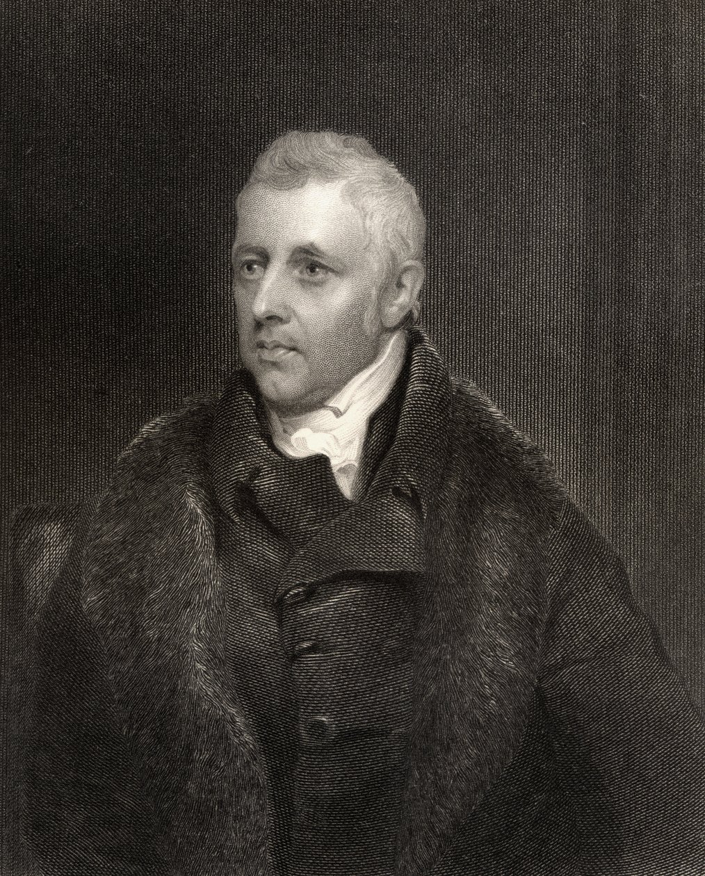 Dudley Ryder, 1. hrabě z Harrowby, vyrytý Henry Robinsonem (1796-1871), z 