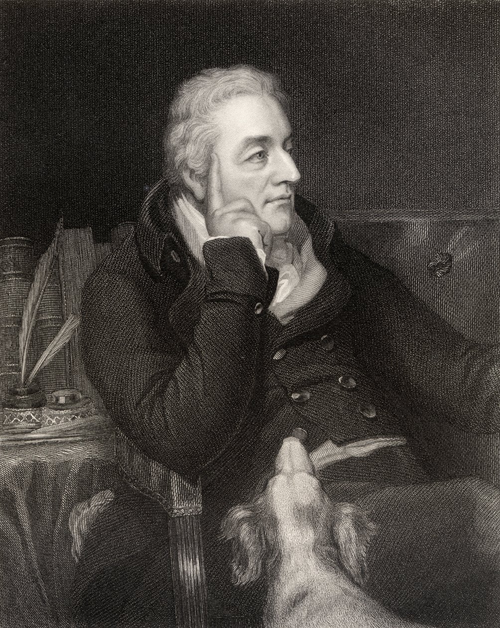 George Wyndham, 3. hrabě z Egremontu, vyrytý H.R. Cookem (fl. 1813-1847), z 
