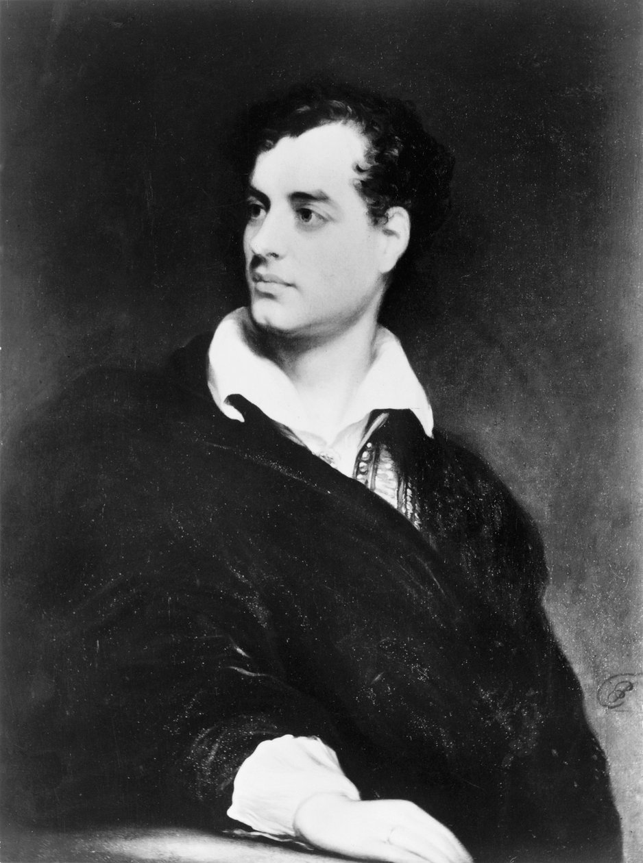 Lord Byron , anglický romantický básník, 1814 od Thomas Phillips