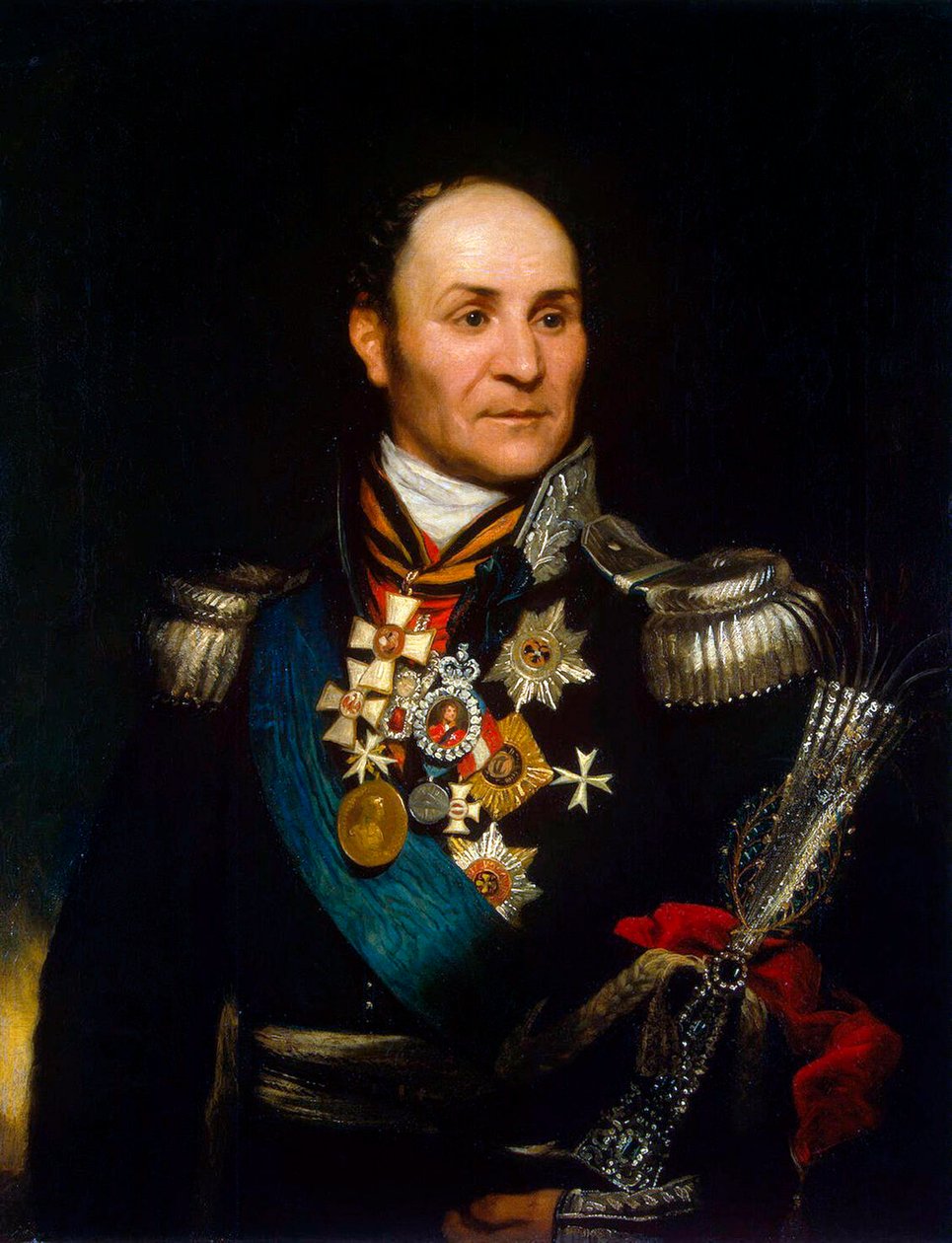 Portrét hraběte Matveje Ivanoviče Platova, 1757-1818, 1814. od Thomas Phillips