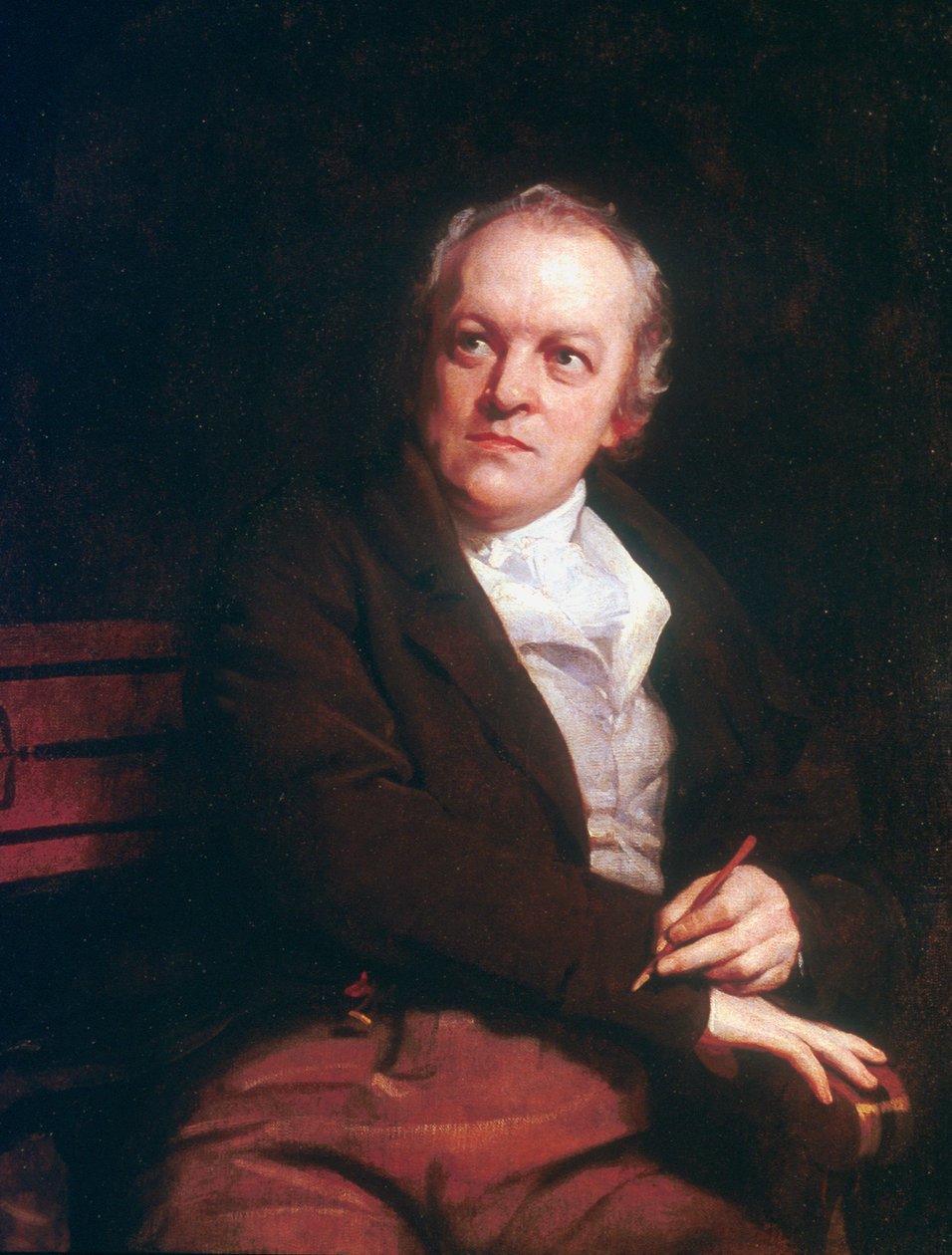 William Blake , anglický mystik, básník, umělec a rytec, 1807 od Thomas Phillips