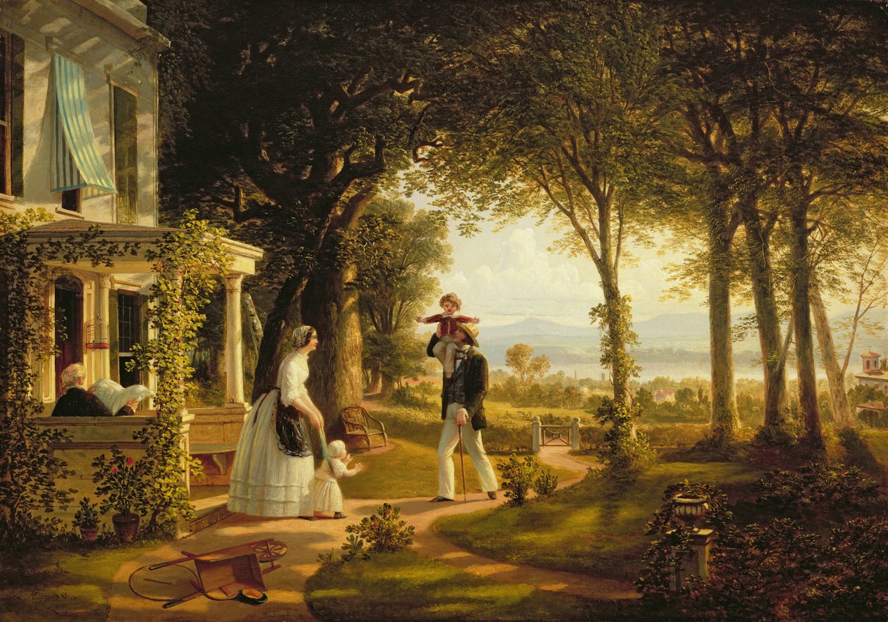 Domov pro rodinu, 1852 od Thomas Pritchard Rossiter