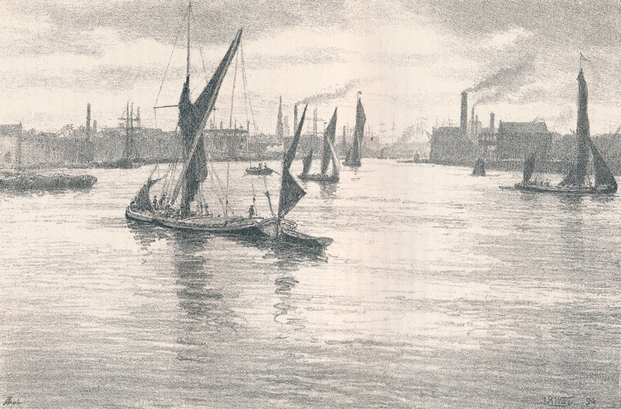 Dolní bazén. 1898 od Thomas Robert Way