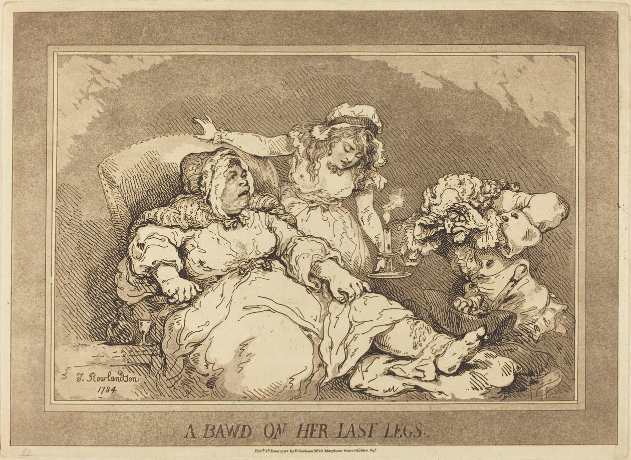 Hluk na jejích posledních nohách od Thomas Rowlandson