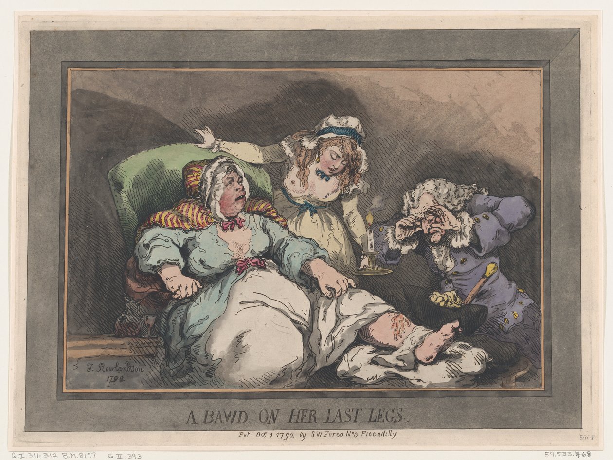 A Bawd on her Last Legs, 1. října 1792, 1. října 1792. od Thomas Rowlandson