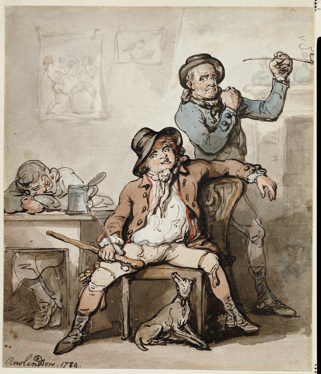 Brace of Blackguards, 1789 od Thomas Rowlandson