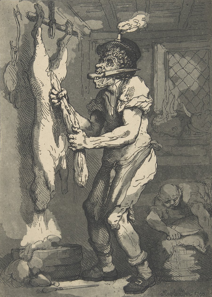 Řezník, 1. ledna 1790, 1. ledna 1790. od Thomas Rowlandson