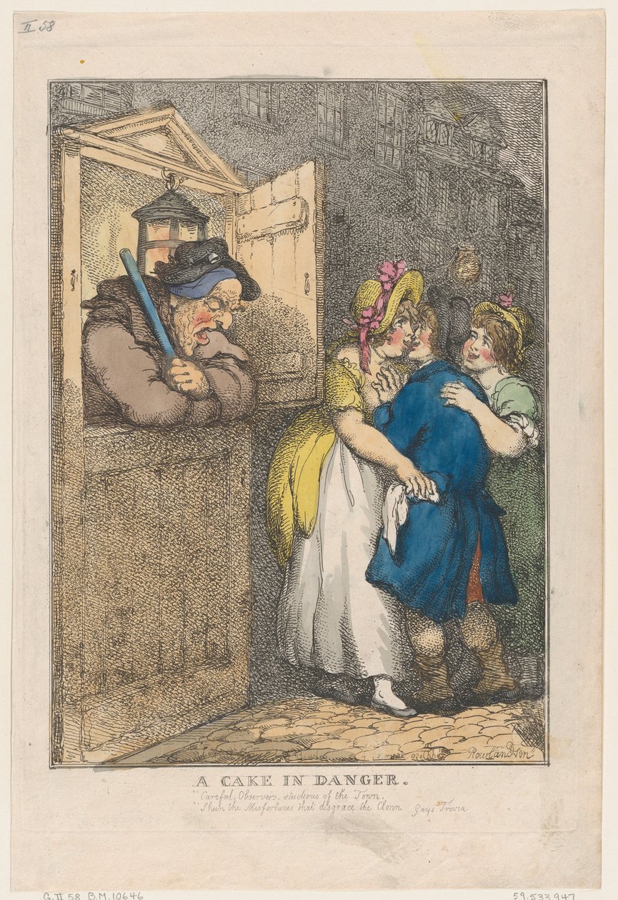 Dort v nebezpečí, 20. dubna 1806, 20. dubna 1806. od Thomas Rowlandson
