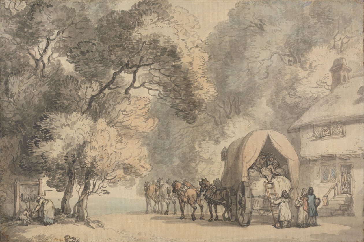 Přepravní vůz od Thomas Rowlandson