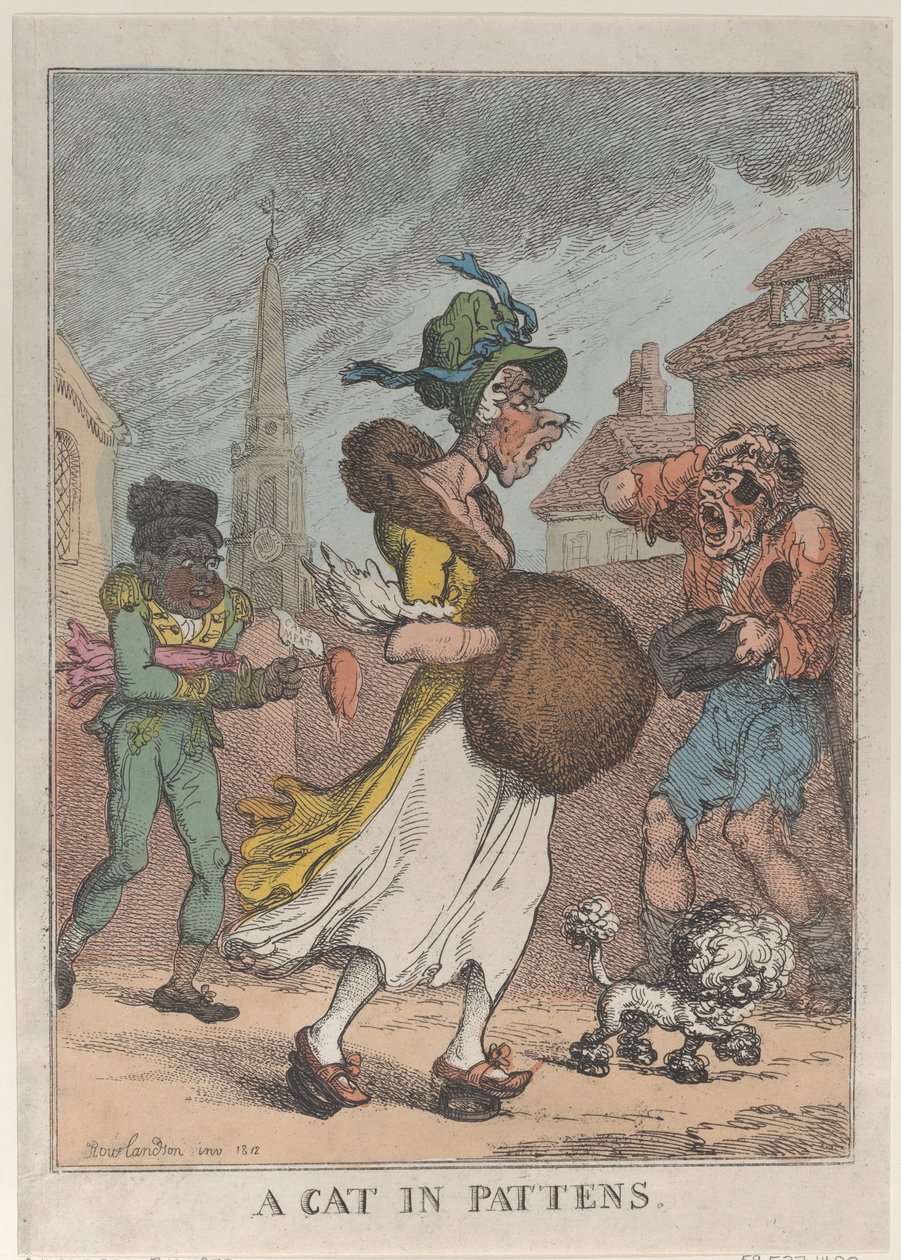 Kočka v Pattens, 1812., 1812. od Thomas Rowlandson