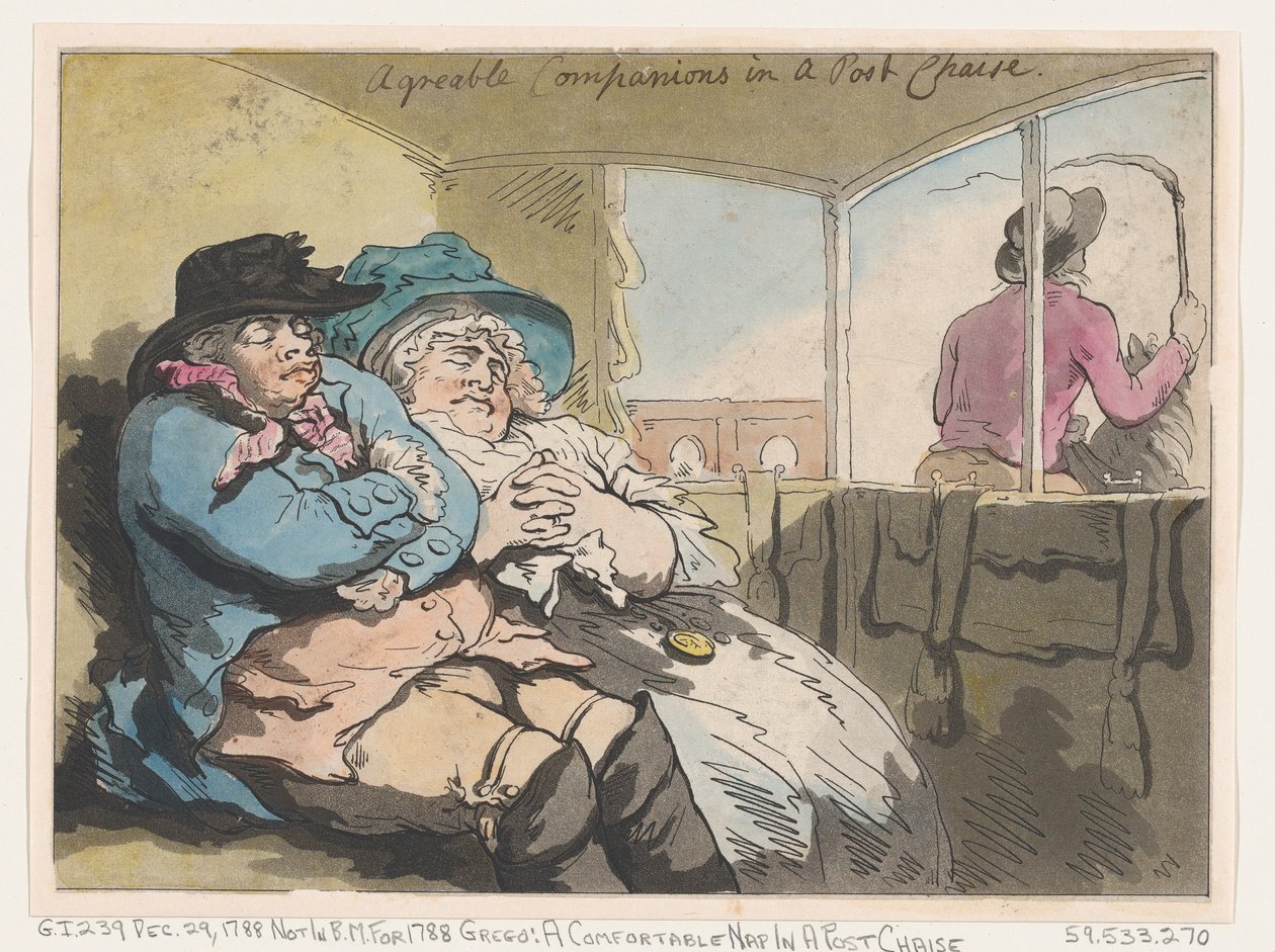 Pohodlné zdřímnutí v pohovce, 29. prosince 1788, 29. prosince 1788. od Thomas Rowlandson