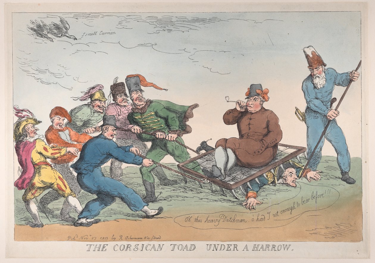 Ropucha korsická pod branami, 27. listopadu 1813, 27. listopadu 1813. od Thomas Rowlandson