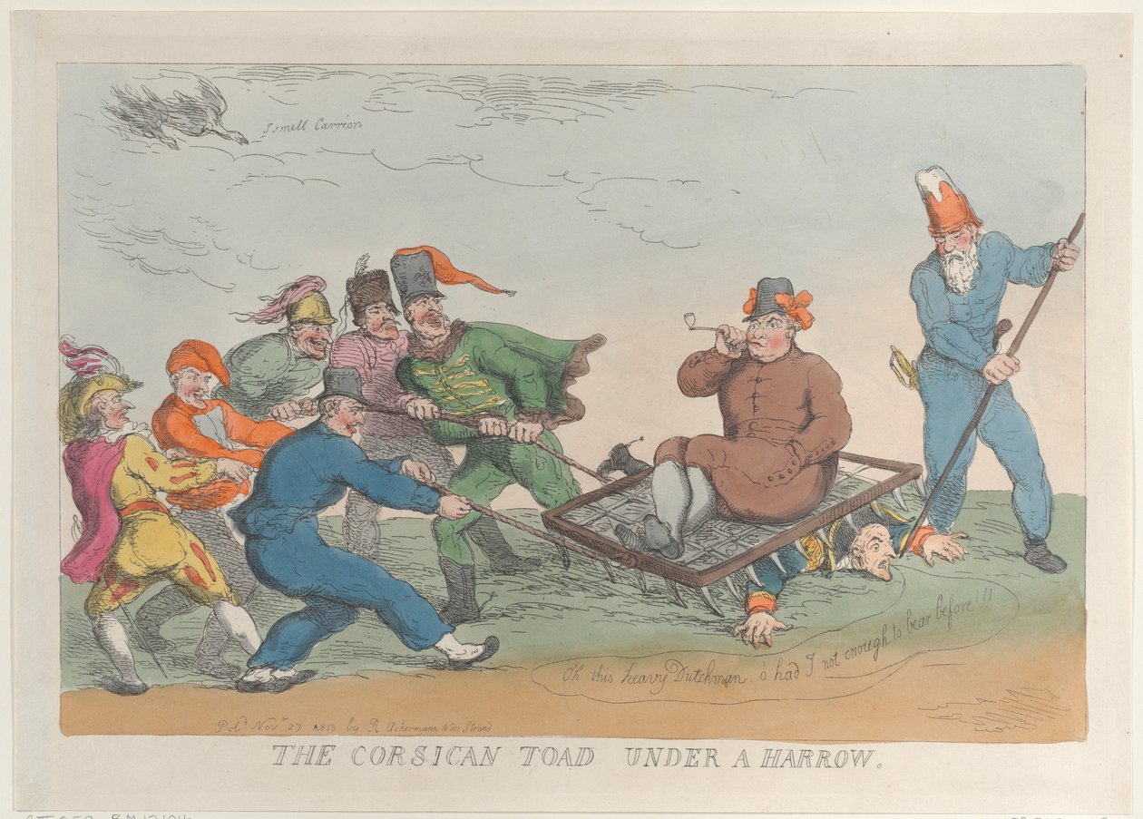 Ropucha korsická pod branami, 27. listopadu 1813, 27. listopadu 1813. od Thomas Rowlandson
