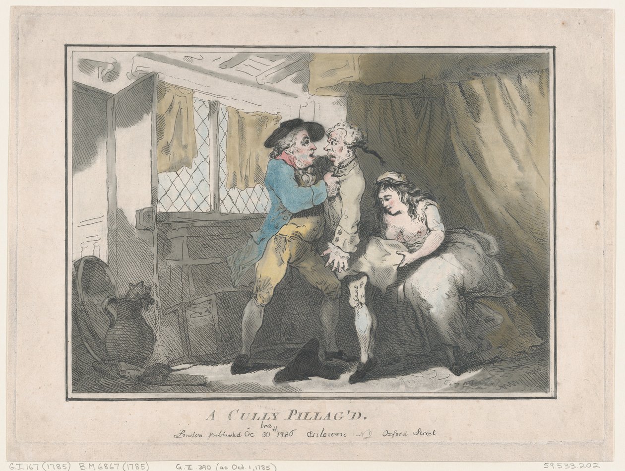 V Cully došlo k rabování od Thomas Rowlandson