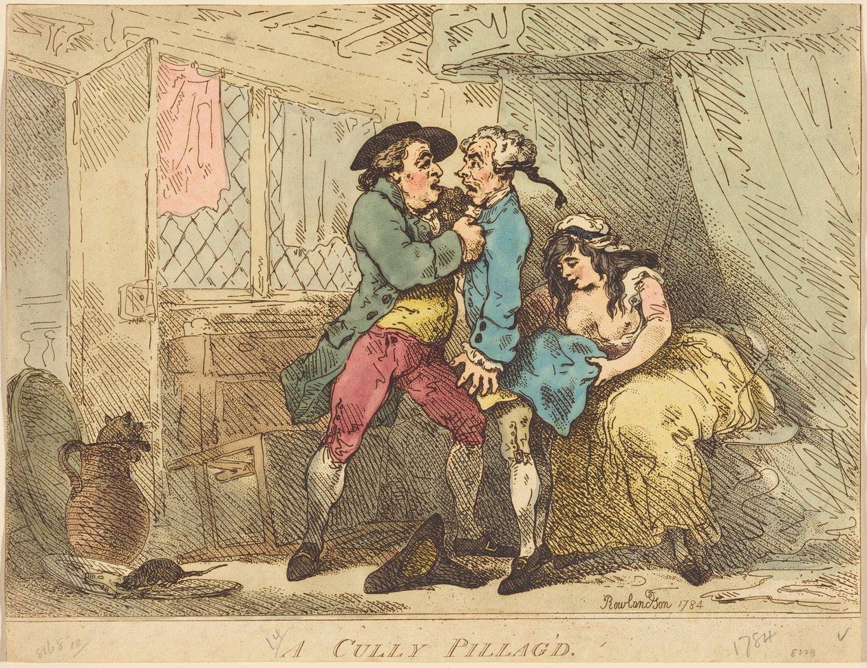Vyloupený Cully od Thomas Rowlandson