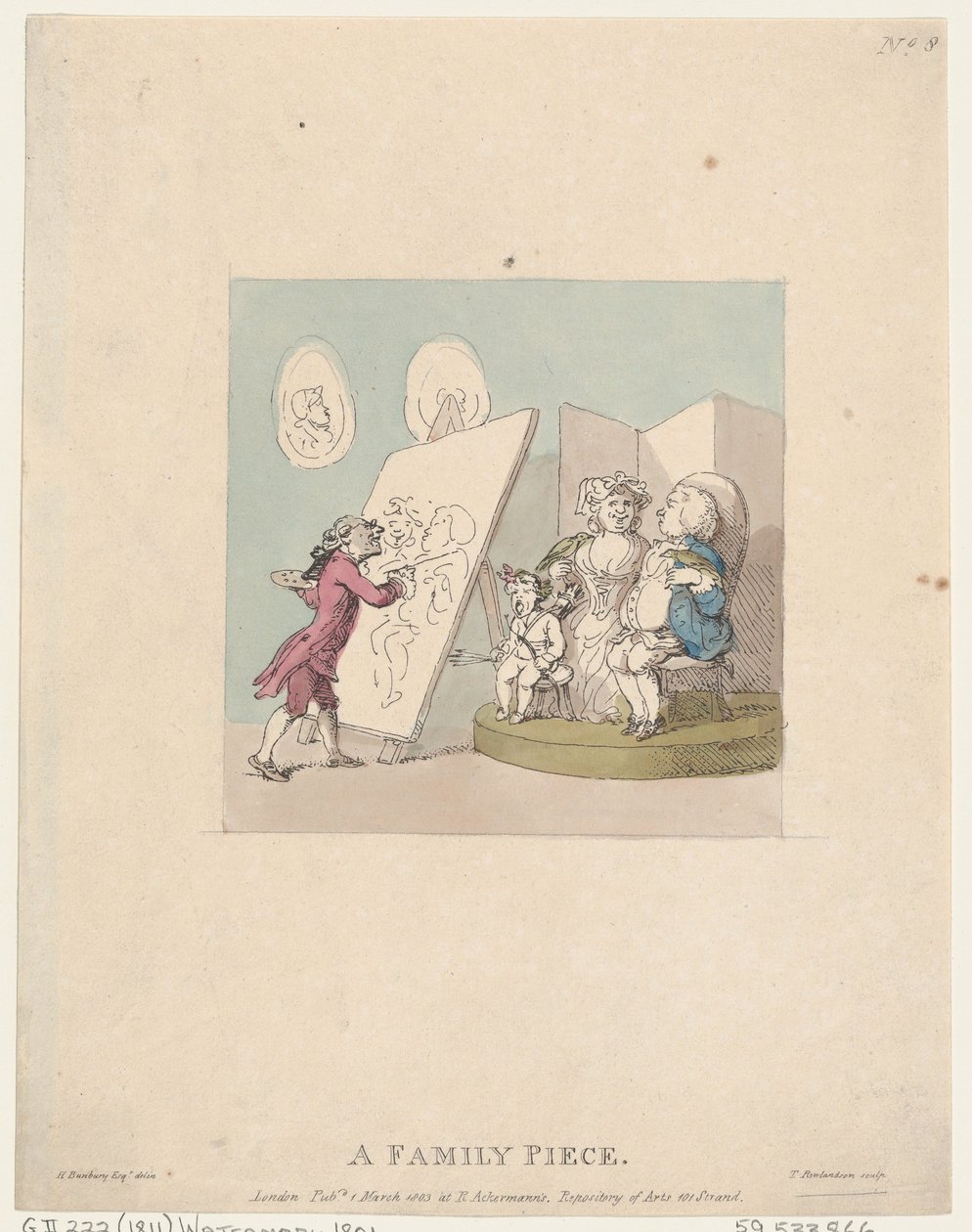 A Family Piece, 1. března 1803, 1. března 1803. od Thomas Rowlandson