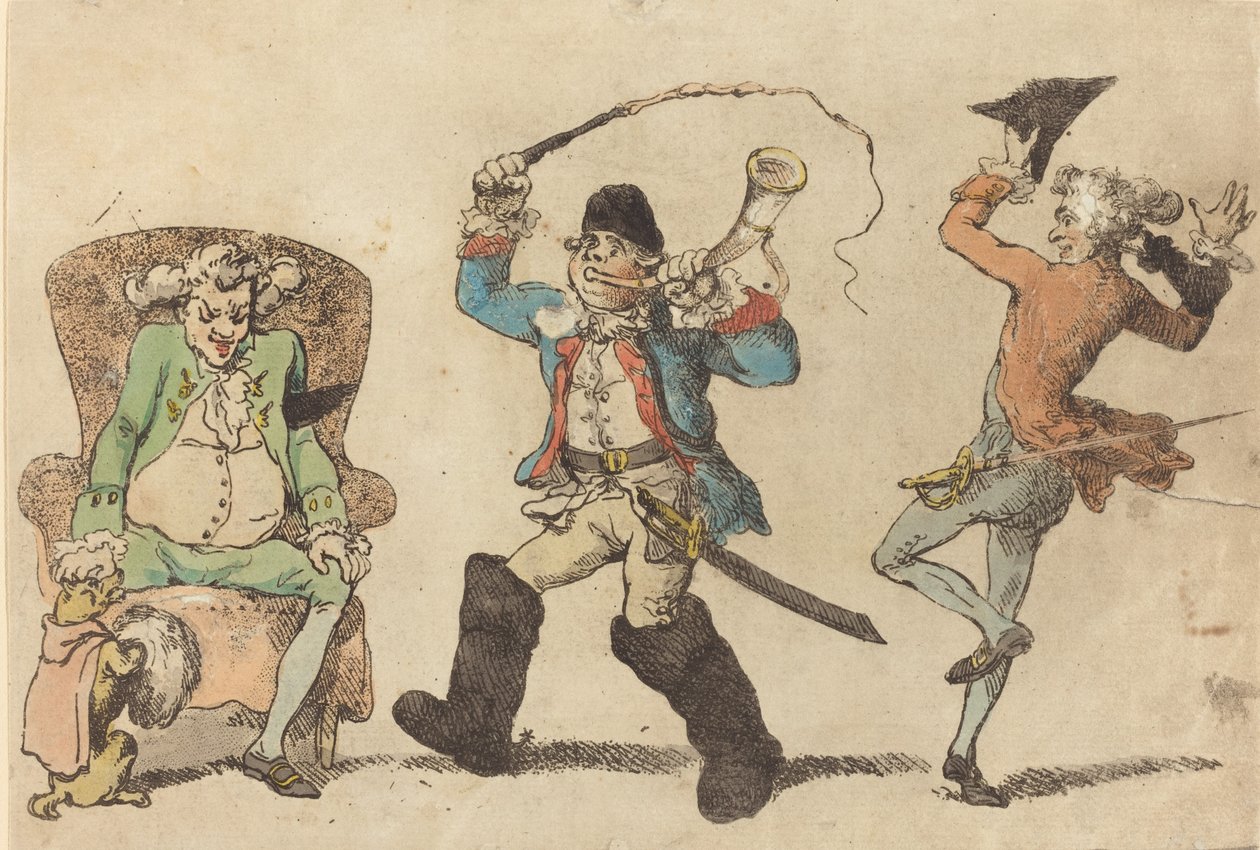 Francouz v listopadu 1788. od Thomas Rowlandson