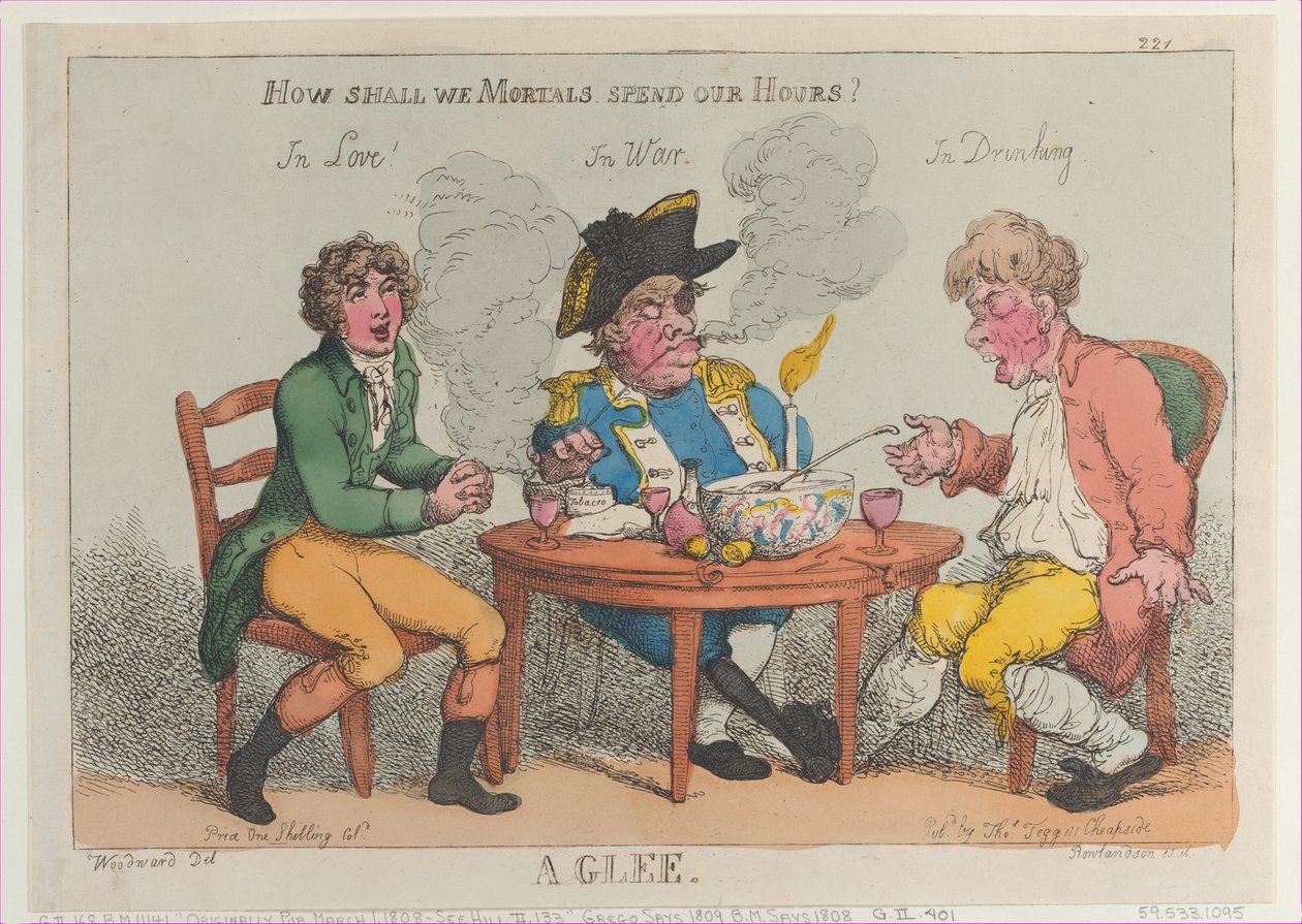 A Glee, 1. března 1808, 1. března 1808. od Thomas Rowlandson