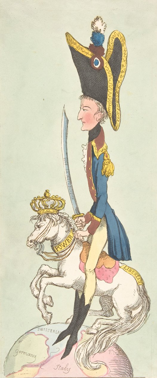 Skvělý muž na svém koníčku, 1803., 1803. od Thomas Rowlandson