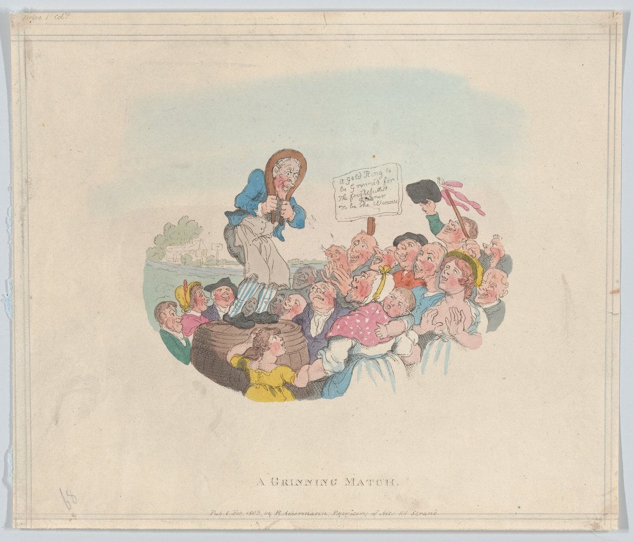 A Grinning Match, 1. února 1803, 1. února 1803. od Thomas Rowlandson